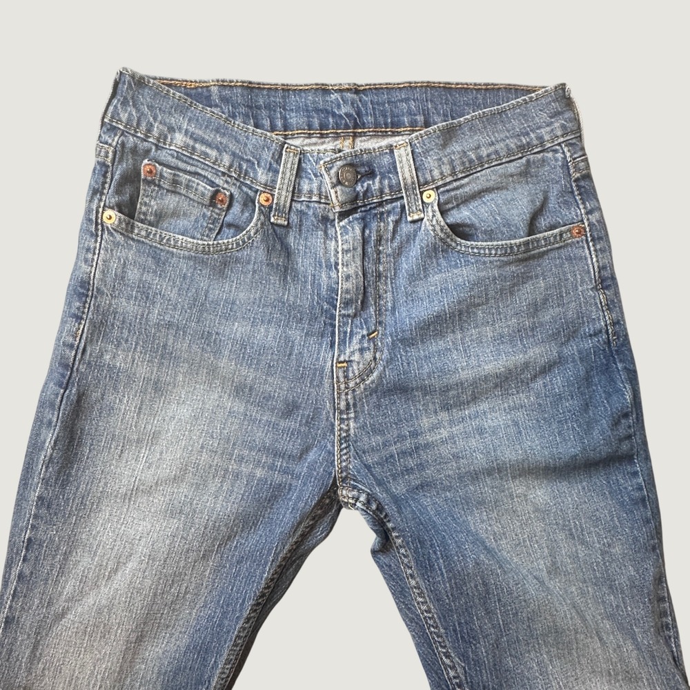 Levi's 527 Jeans Mens 29x30 Slim Bootcut Medium Wash Blue Stretch Denim Classic